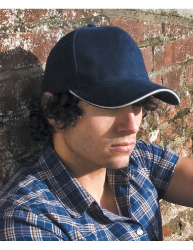 R-RC25P-Casquette de coton robuste de style pro